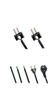 Down Angle Nema 5-15P Plug Membuat Mesin Crimping Lini Produksi Kabel Listrik