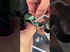 Power high dual solder feed semi otomatis mesin solder led strip baterai soldering