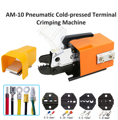 Mesin Crimping Terminal Kawat Pneumatik Multi Fungsional CX-AM-10 1.3T Otomatis