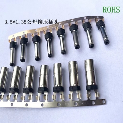 DC Connector 3.5-3.8 Tuning Fork 3.5 1.35 DC Plug Tanpa alur DC Plug Jack