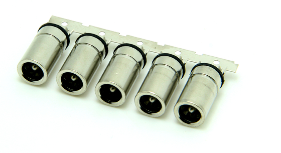 Penghubung DC bebas las5.5*2.5 DC Konektor Wanita Penghubung Jack Crimping
