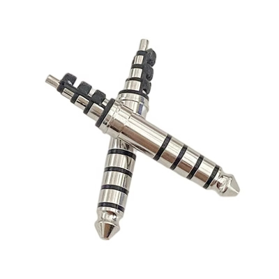 Nickel Plated Plug Headphone Plug 4.4mm 5 Pole 33L Male Audio Connector