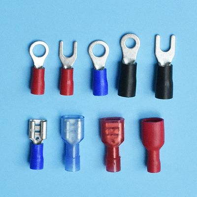 FASTON 187 Tyco TE Connectivity  Amp 61758-2 Quick Disconnects Receptacle 20 16 AWG Straight Brass Auto Connector