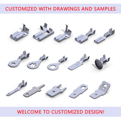 Tembaga Motor Otomatis Spade Crimp terminal listrik Flat Spade Connector Chain Pin Pria Mobil Terminal