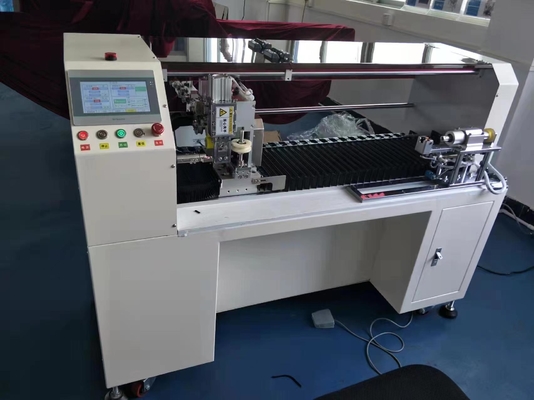 Kabel Telepon Fleksibel Keriting Coil Winding Machine Konektor Rj9 4p4c Spring Loaded