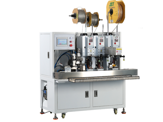 Cable Wire Stripping Dan Crimping Machine CX-2000A Power Cord Making 3/4 Cores