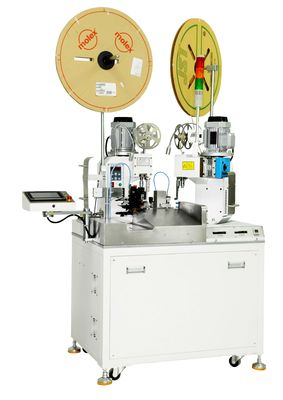 450kg Double Ends Wire Terminal Crimping Machine Panjang Potong 30mm