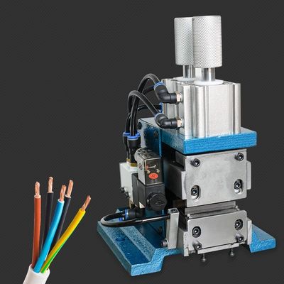 AWG32-AWG16 Pneumatic Wire Stripping Machine Vertikal Kecil