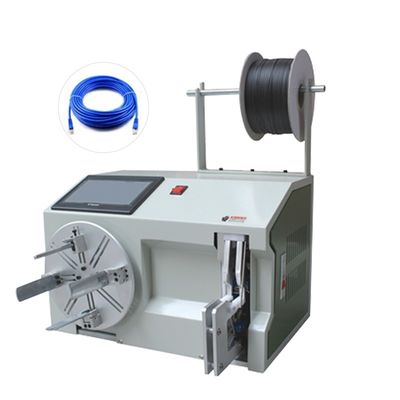 75-140mm Tie Semi Automatic Wire Winding Machine Mesin Pengikat Kabel USB